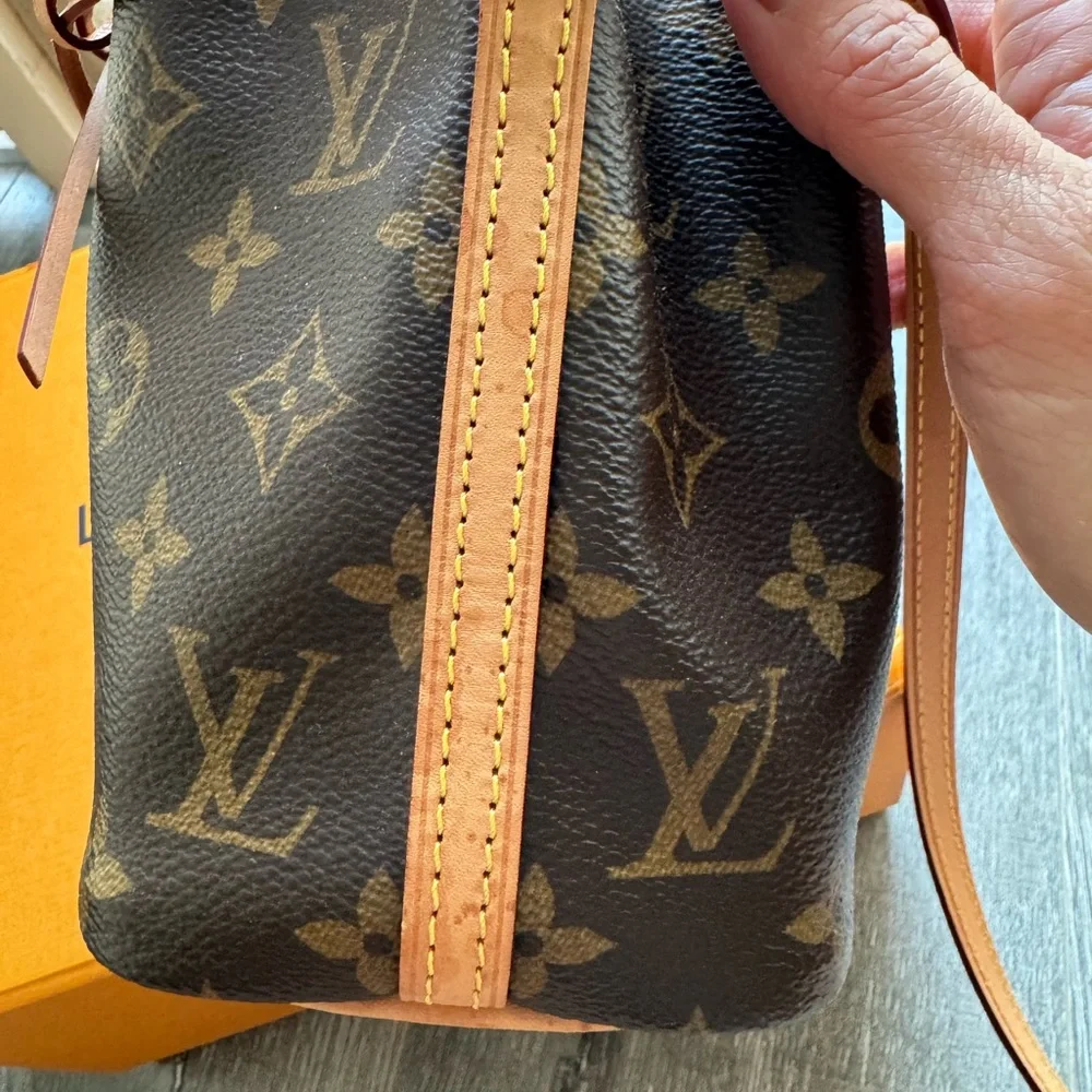 Louis Vuitton 100% authentic Monogram Nano Noe Bag M41346 - Picture 13 of 15